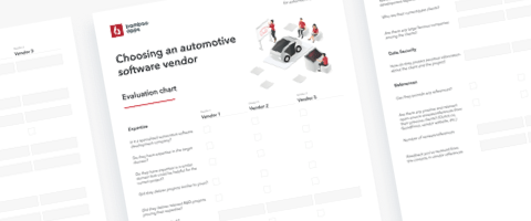 Vendor Evaluation Chart for Automotive Companies